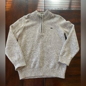 Boys size 5 quarter zip sweater